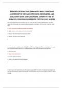 2024 HESI CRITICAL CARE EXAM WITH NGN&colon; THOROUGH ASSESSMENT OF ADVANCED NURSING KNOWLEDGE AND SKILLS WITH OVER 1500 QUESTIONS&comma; EXPERT-VETTED A&plus; ANSWERS&comma; ENSURING SUCCESS FOR CRITICAL CARE NURSES