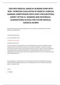 2025 HESI MEDICAL SURGICAL NURSING EXAM WITH NGN&colon; THOROUGH EVALUATION OF MEDICAL-SURGICAL NURSING COMPETENCIES WITH OVER 1700 QUESTIONS&comma; EXPERT-VETTED A&plus; ANSWERS AND RATIONALES - GUARANTEEING SUCCESS FOR FUTURE MEDICAL-SURGICAL NURSES
