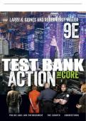 Test Bank For Criminal Justice in Action: The Core - 9th - 2018 All Chapters - 9781337092142