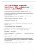 TCIC&sol;TLETS Mobile Access RE-Certification &vert; 100&percnt; verified correct answers &vert; Latest 2024&sol;25