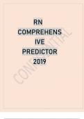 RN COMPREHENSIVE PREDICTOR 2019. RN COMPREHENSIVE PREDICTOR 2019. 