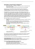 Genregulatie samenvatting DT1 Biologie UU