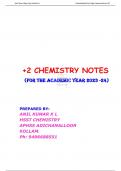 Chemistry notes of class 12