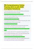 RN Comprehensive Online Practice 2019 A with NGN &lpar;Complete Solutions&rpar;