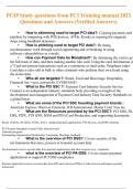 PCIP Study Questions From PCI Training Manual (Question And Answers) 2023