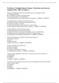 Test Bank - Pathophysiology Chapter 1 Questions and Answers Updated 2024_ 100% Graded A+ 