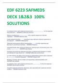EDF 6223 SAFMEDS  DECK 1&2&3 100%  SOLUTIONS
