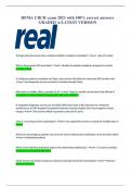HFMA CRCR exam 2023 with 100&percnt; correct answers GRADED A&sol;LATEST VERSION