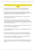 FTCE ESE K-12 Practice test with Questions solved 100&percnt;