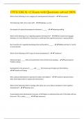 FTCE ESE K-12 Exam with Questions solved 100&percnt;