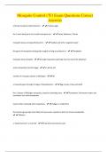Mosquito Control &lpar;7F&rpar; Exam Questions Correct Answers