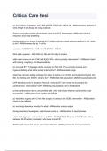 Critical Care hesi NEWEST 2026&sol;2027 ACTUAL EXAM COMPLETE QUESTIONS AND CORRECT DETAILED ANSWERS &lpar;VERIFIED ANSWERS&rpar; &vert;ALREADY GRADED A&plus;&vert;&vert;BRAND NEW&excl;&excl;
