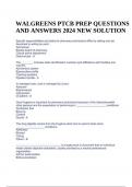 WALGREENS PTCB PREP QUESTIONS AND ANSWERS 2024 NEW SOLUTION.