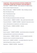 C464 WGU 2024 QUESTIONS WITH COMPLETE ANSWERS ALREADY PASSED AND GRADED A&plus;