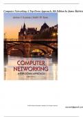 Computer Networking A Top-Down Approach, 8th Edition by James Kurose-stamped