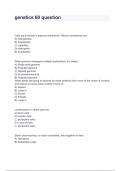 genetics 60 questions with correct answers 2024
