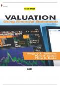 Solution Manual - Valuation Using Financial Statements 2nd Edition by Gregory A. Sommers - Complete Elaborated and Latest Solution Manual. ALL Chapters(1-12)Included and updated for 2024