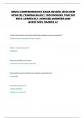 NR293 COMPREHENSIVE EXAM REVIEW &lbrace;2024 NEW UPDATE&rcub; PHARMACOLOGY FOR NURSING PRATICE WITH CORRECTLY VERIFIED ANSWERS AND QUESTIONS GRADED A&plus; 