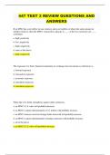 NR-447: NR 447 TEST 3 REVIEW QUESTIONS WITH 100% CORRECT ANSWERS| GRADED A+