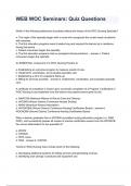 WEB WOC Seminars&colon; Quiz Questions and answers 