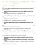 NR-451: RN Capstone Course REVIEW QUESTIONS WITH 100% CORRECT ANSWERS| GRADED A+