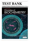 Test Bank for Lehninger Principles of Biochemistry, 8th Edition (Nelson, 2022), Chapter 1-28 | All Chapters