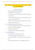 UNC POLI 101 FINAL EXAM STUDY GUIDE ALL READINGS