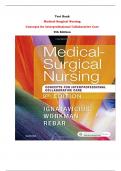 Test Bank For Medical-Surgical Nursing  Concepts for Interprofessional Collaborative Care  9th Edition By Donna D. Ignatavicius, M. Linda Workman, Cherie Rebar |All Chapters,  Year-2024|
