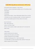C430 WGU Questions and Answers 100&percnt; Pass