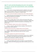 NR 575 ADVANCED PHARMACOLOGY EXAM&sol;NR  575 FINAL EXAM 2024 QUESTIONS AND ANSWERS  GRADED A&plus;