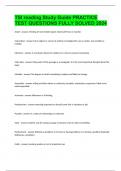 TSIA 2&period;0 ELAR - Reading Comprehension Skills PRACTICE TEST QUESTIONS FULLY SOLVED