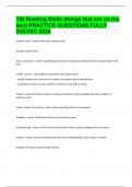 TSI Reading Skills &lpar;things that are on the test&rpar; PRACTICE QUESTIONS FULLY SOLVED 2024