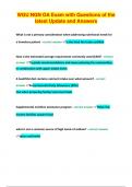 WGU NGN OA Exam with Questions of the latest Update and Answers
