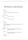BUSI 300 Quiz 3 Answers (New 7 Versions, Each 30 QA), Liberty University