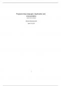 PROGRAMMING LANGUAGES &colon; APPLICATION AND INTERPRATATION 2ND VERSION  COMPLETE STUDY GUIDE