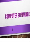 Computer softwares
