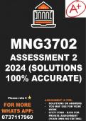MNG3702 Assignment 2 Semester 1 2024 (Solutions)
