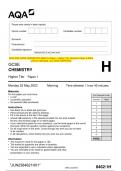 2023 AQA GCSE BIOLOGY 8461/1F Paper 1 Foundation Tier Question Paper & Mark scheme (Merged) June 2023 [VERIFIED]