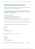NR511-All quiz/exam Questions and Answers with complete