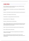 C426 WGU Questions With 100&percnt; Correct Answers&period;