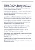 NCCCO Final Test Questions and Answers Graded A Already Passed 2024 