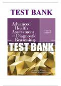 Advanced Health Assessment and Diagnostic Reasoning 4th Edition...TEST BANK LATEST EDITION 