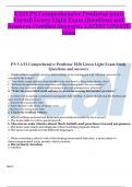 VATI PN Comprehensive Predictor 2020 FormB Green Light Exam Questions and Answers (Verified Answers). LATEST UPDATE 2024