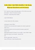 G-60&comma; G60&comma; F-60 FIRE GUARD&comma; F-60 Study Material Questions and Answers