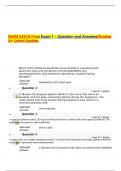  NURS 6521N Final Exam 1 – Question and Answers[Graded A+ Latest Update.