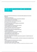 Ch 22 IFSTA QUESTIONS AND ANSWERS 2024/2025