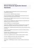 Illinois Pesticide Applicator General Standards