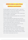 NR565 midterm, week 4 Exam Questions and Answers