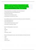 NNCC ccht practice Questions and answers&lpar;fully comprehensive&rpar;100&percnt; accurate&lpar;DOWNLOAD TO PASS&rpar;