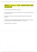 IMPACT Lesson 7 GDL QUESTIONS AND ANSWERS&period;